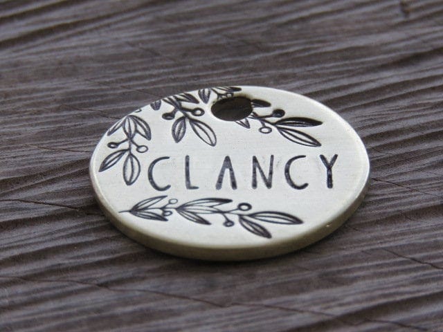Native Wolf Pet Tags CLANCY