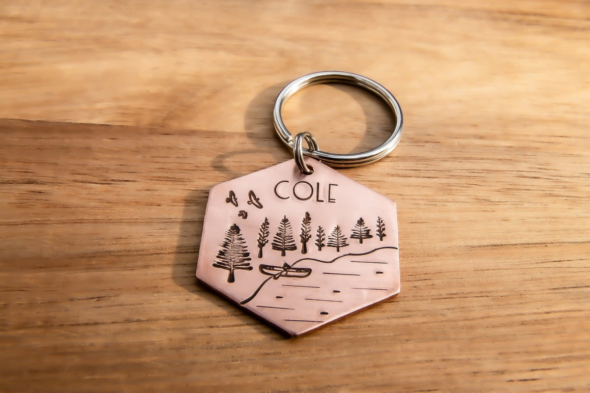 Native Wolf Pet Tags COLE