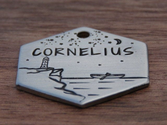 Native Wolf Pet Tags CORNELIUS