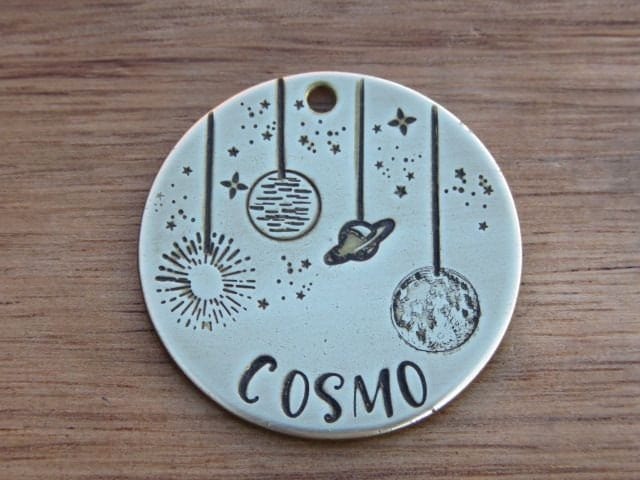 Native Wolf Pet Tags COSMO