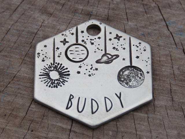 Native Wolf Pet Tags COSMO