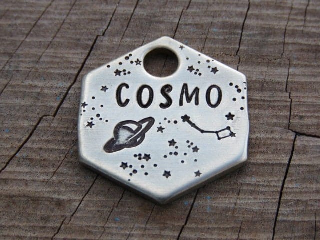 Native Wolf Pet Tags COSMO