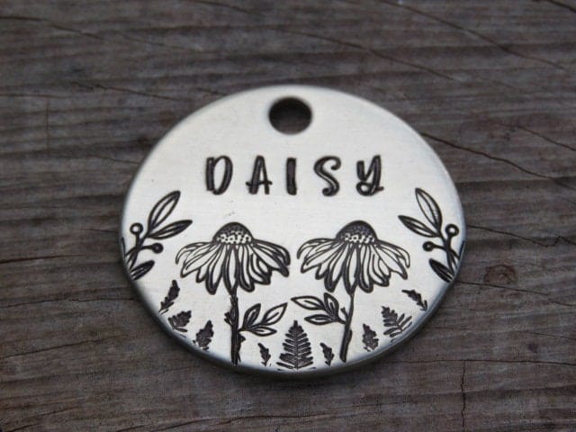 Native Wolf Pet Tags DAISY