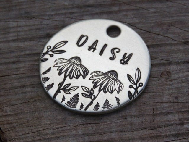 Native Wolf Pet Tags DAISY