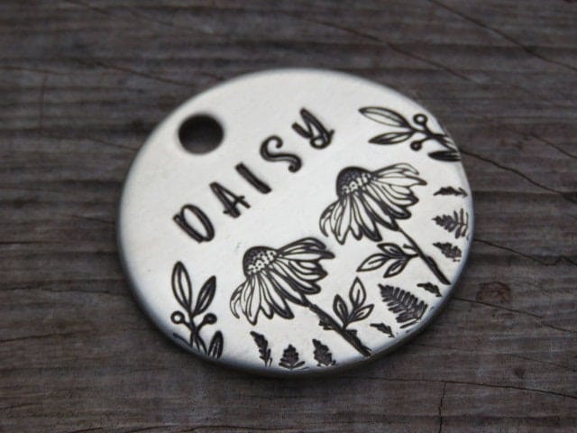 Native Wolf Pet Tags DAISY