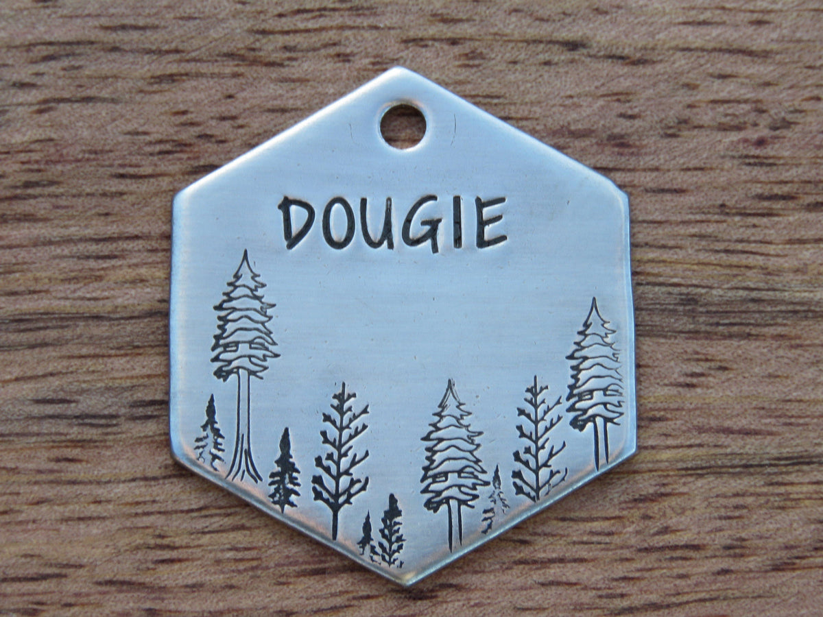 Native Wolf Pet Tags DOUGIE
