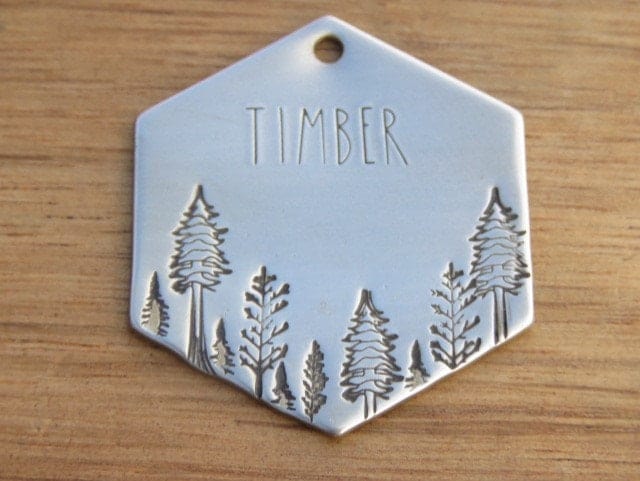 Native Wolf Pet Tags DOUGIE