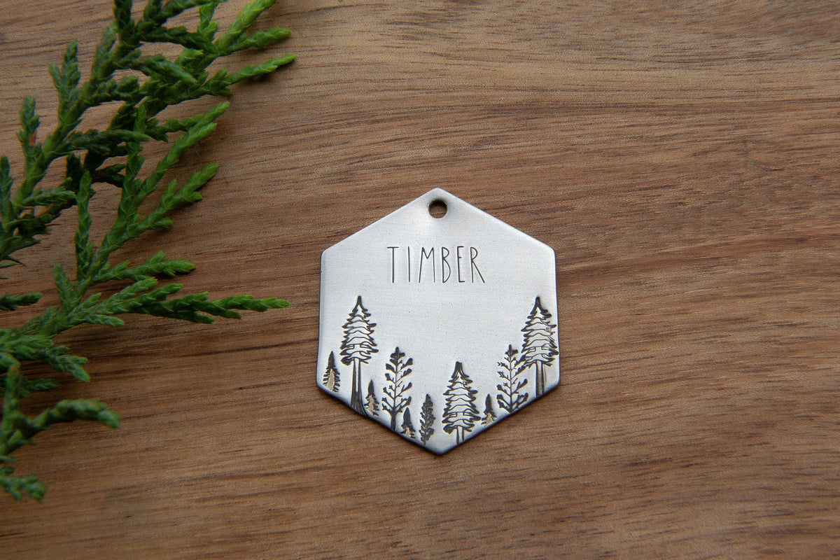 Native Wolf Pet Tags DOUGIE