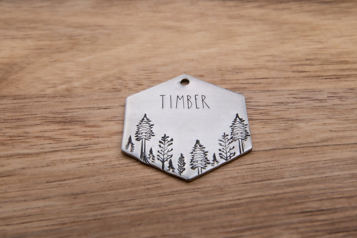 Native Wolf Pet Tags DOUGIE