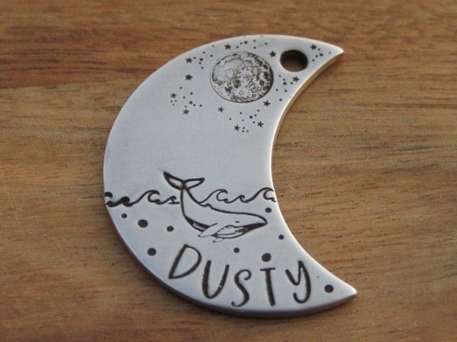 Native Wolf Pet Tags DUSTY