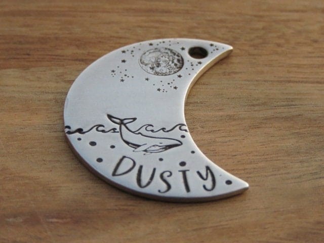 Native Wolf Pet Tags DUSTY