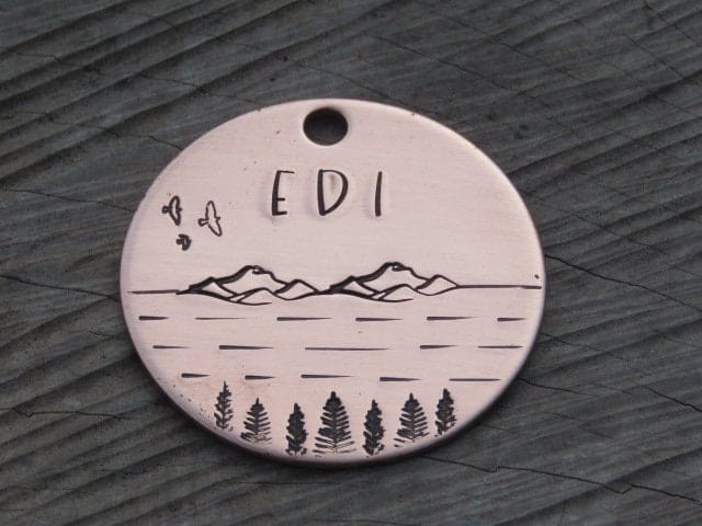 Native Wolf Pet Tags EDI