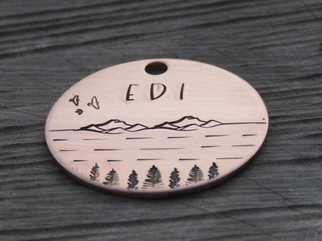 Native Wolf Pet Tags EDI
