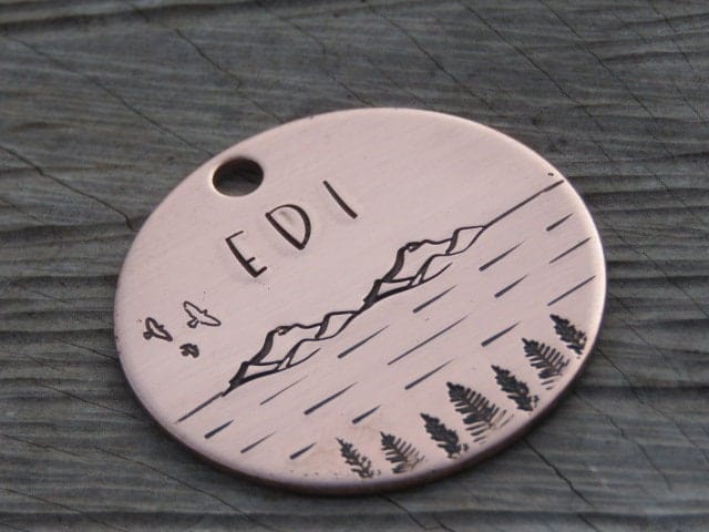 Native Wolf Pet Tags EDI