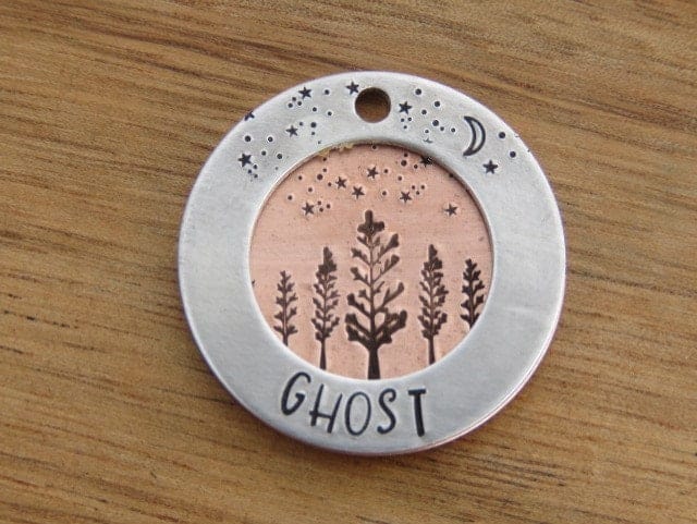 Native Wolf Pet Tags EVA (DOUBLE)