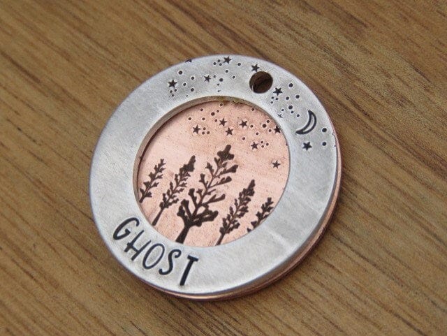 Native Wolf Pet Tags EVA (DOUBLE)