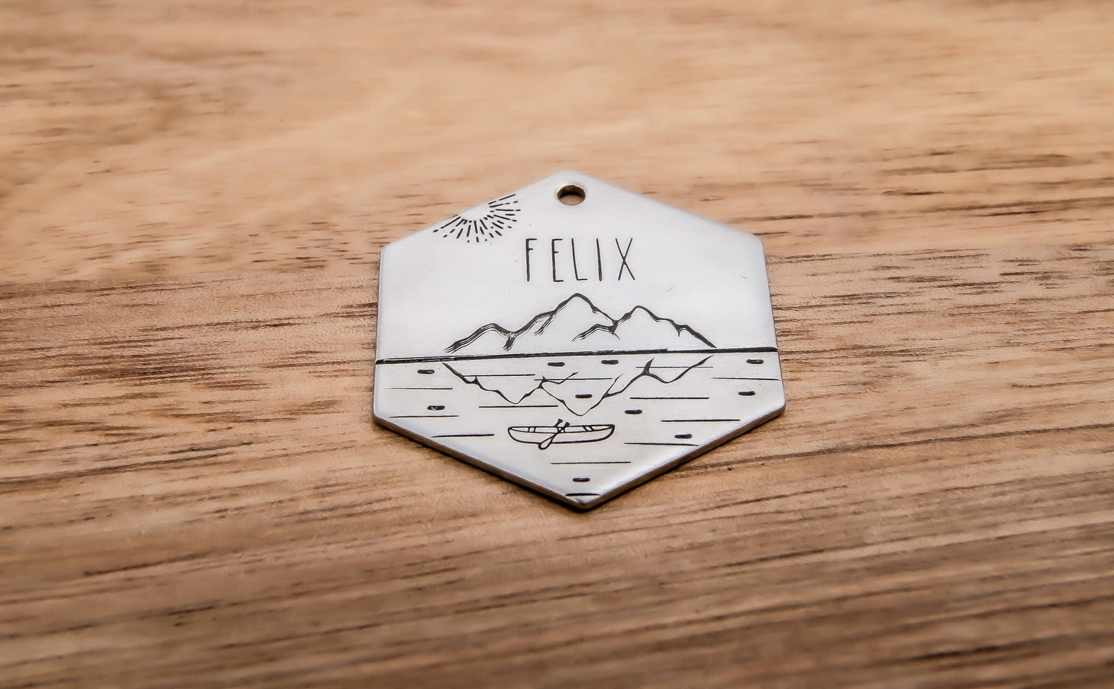 Native Wolf Pet Tags FELIX