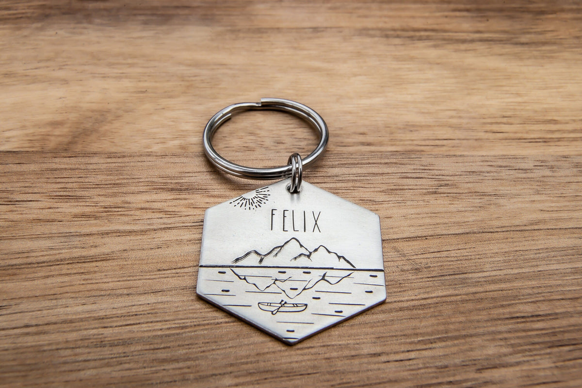 Native Wolf Pet Tags FELIX