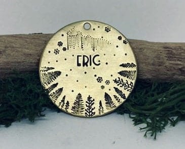 Native Wolf Pet Tags FITZ