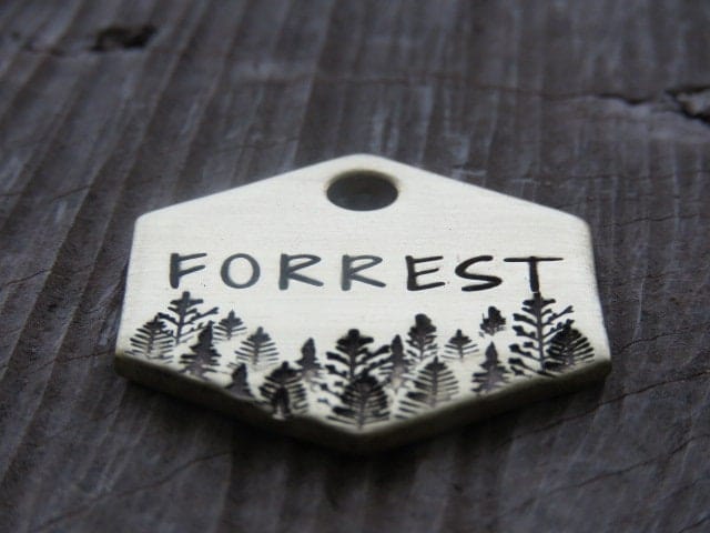Native Wolf Pet Tags FORREST