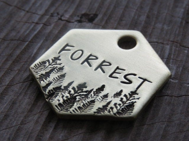 Native Wolf Pet Tags FORREST