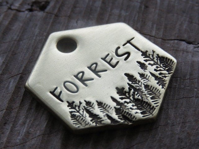 Native Wolf Pet Tags FORREST