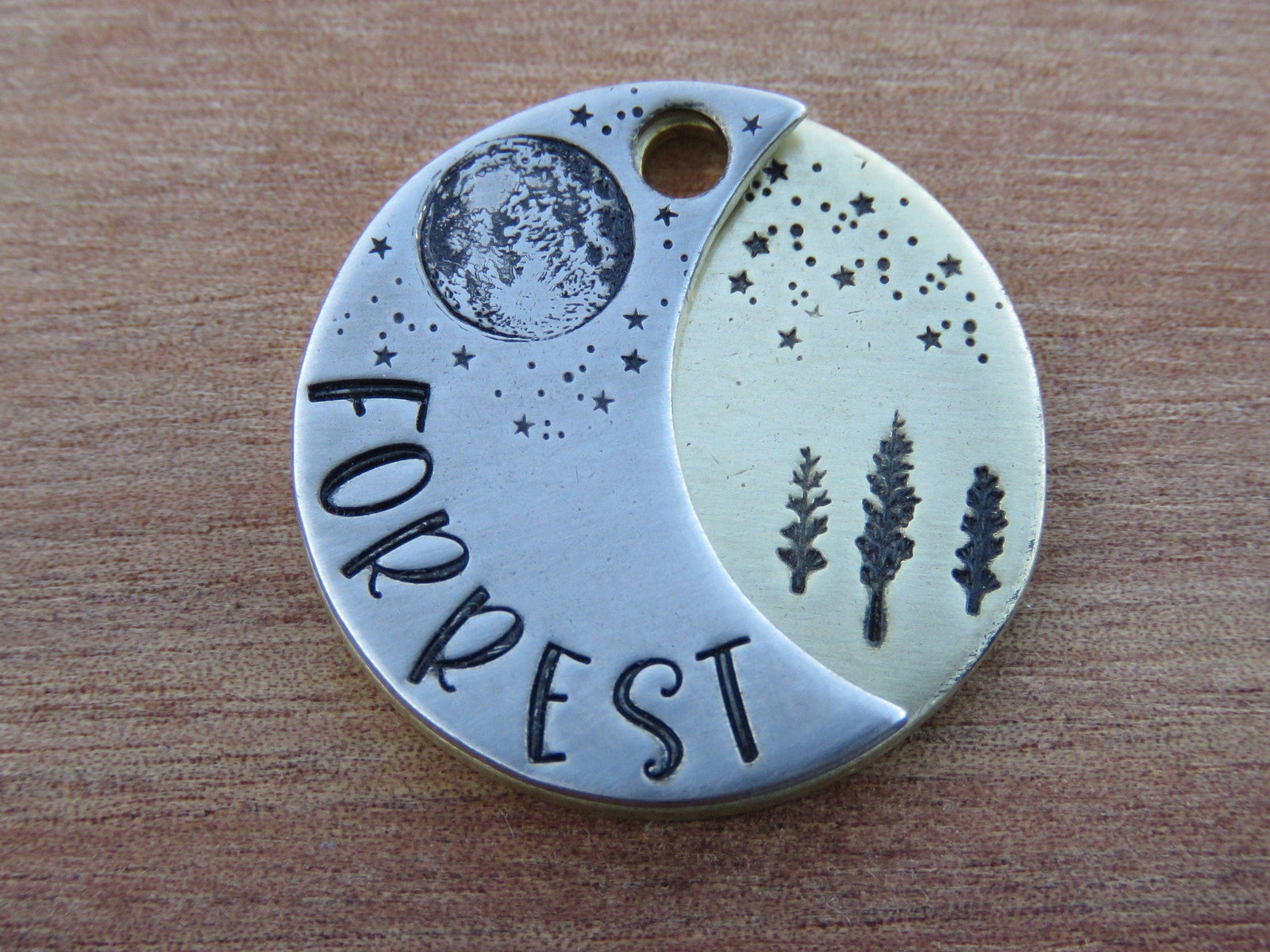 Native Wolf Pet Tags FORREST (DOUBLE)