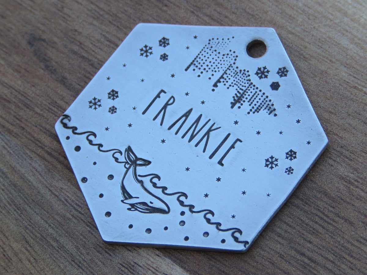 Native Wolf Pet Tags FRANKIE