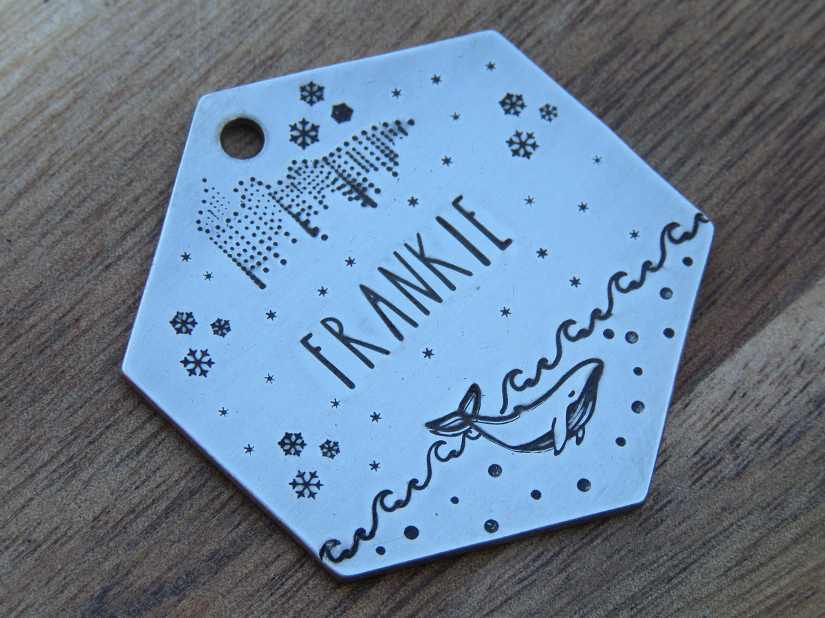 Native Wolf Pet Tags FRANKIE