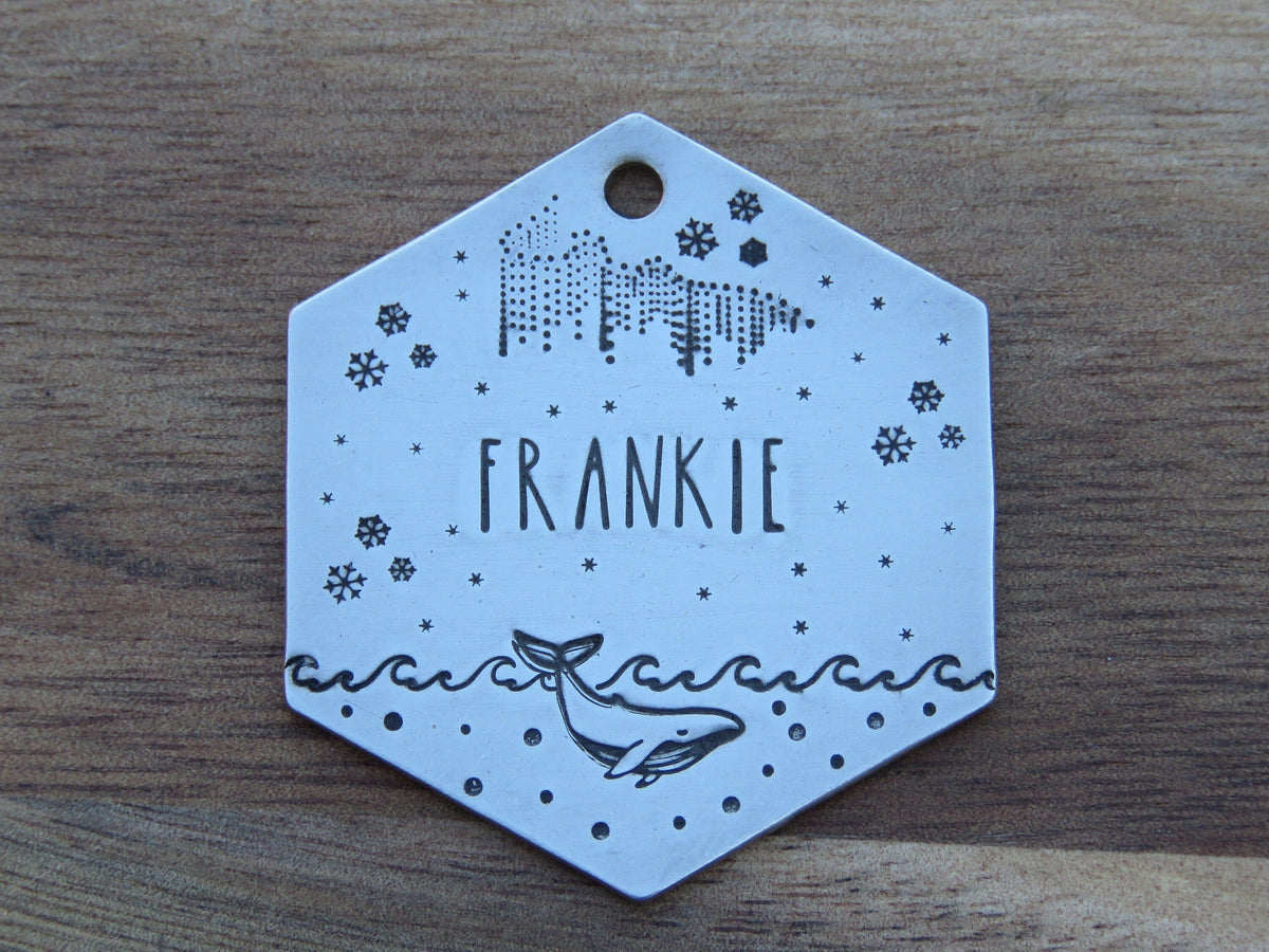 Native Wolf Pet Tags FRANKIE