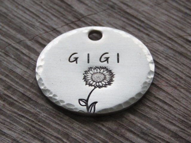 Native Wolf Pet Tags GIGI