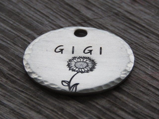 Native Wolf Pet Tags GIGI