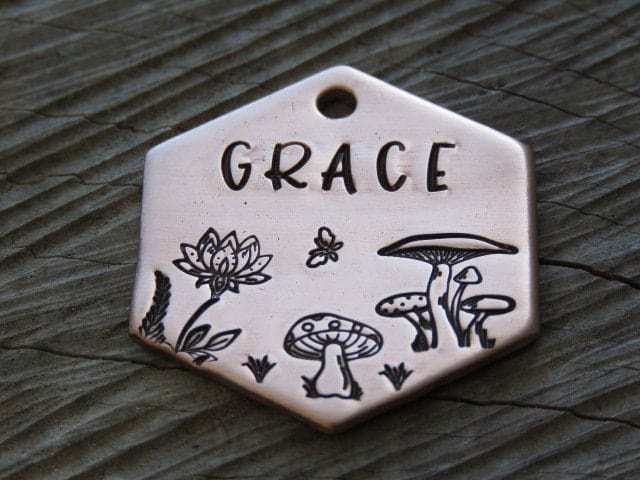 Native Wolf Pet Tags GRACE