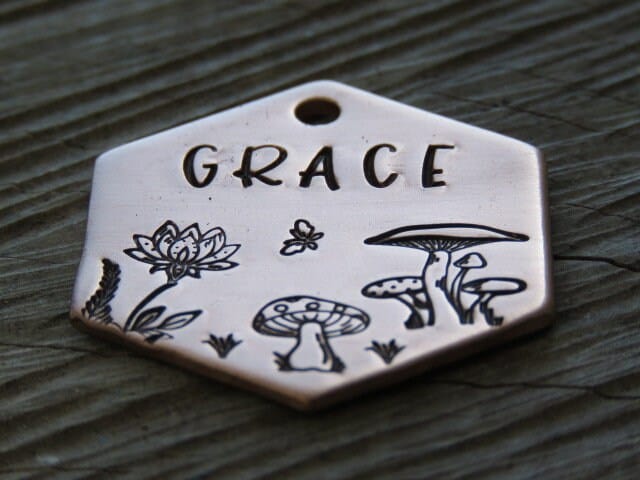 Native Wolf Pet Tags GRACE