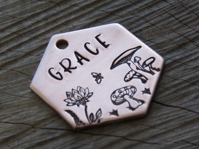 Native Wolf Pet Tags GRACE
