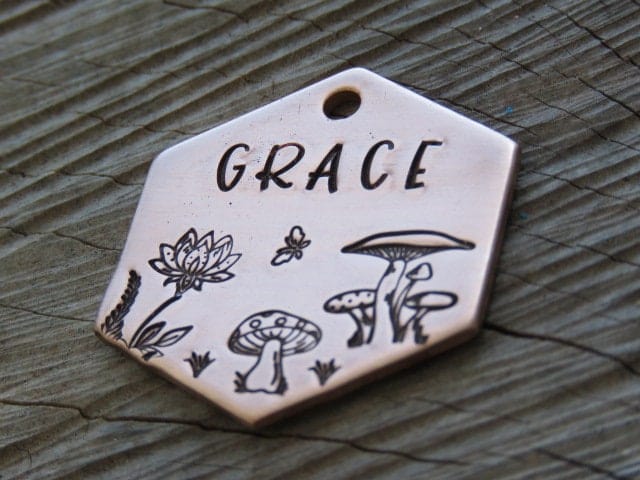 Native Wolf Pet Tags GRACE
