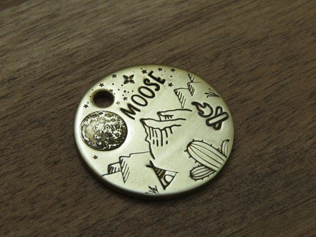 Native Wolf Pet Tags GUAPA