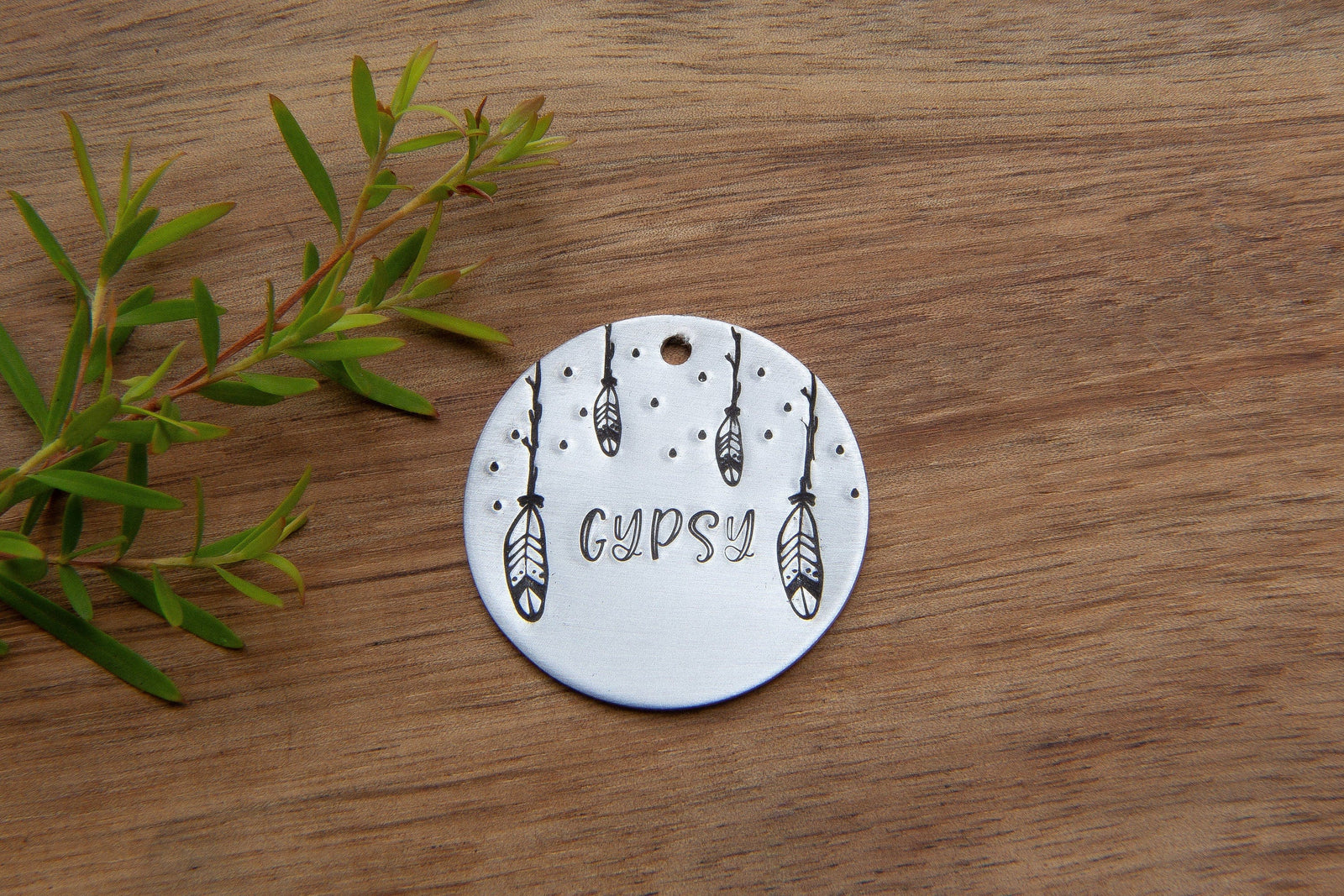 Native Wolf Pet Tags GYPSY