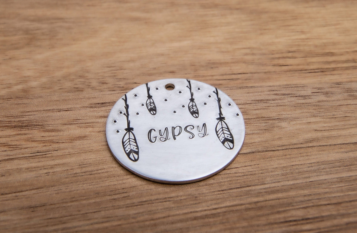 Native Wolf Pet Tags GYPSY