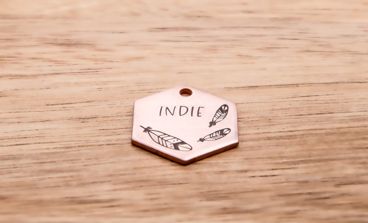 Native Wolf Pet Tags INDIE
