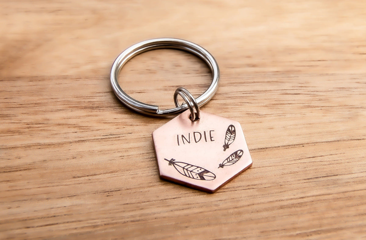 Native Wolf Pet Tags INDIE