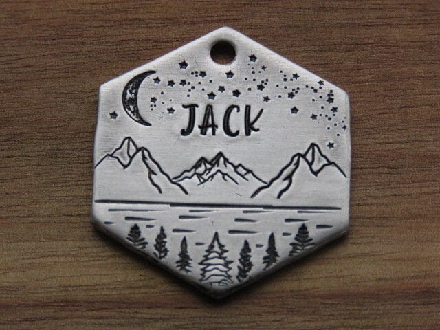 Native Wolf Pet Tags JACK