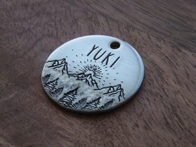 Native Wolf Pet Tags JACK