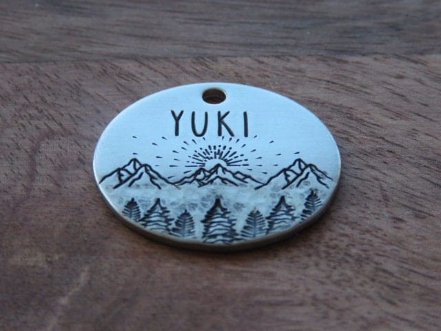 Native Wolf Pet Tags JACK