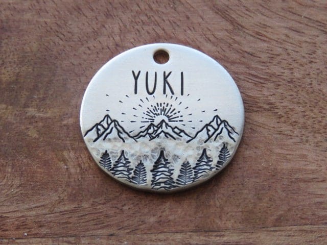 Native Wolf Pet Tags JACK