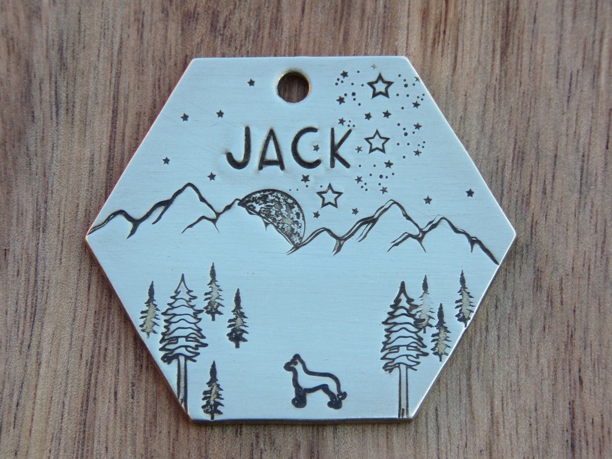 Native Wolf Pet Tags JACK