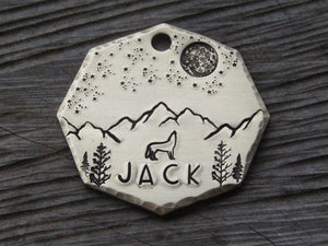 Native Wolf Pet Tags JACK