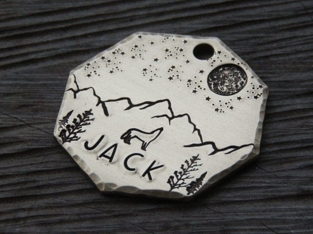 Native Wolf Pet Tags JACK