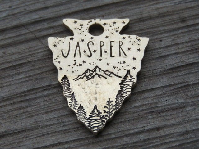 Native Wolf Pet Tags JASPER
