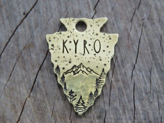 Native Wolf Pet Tags JASPER